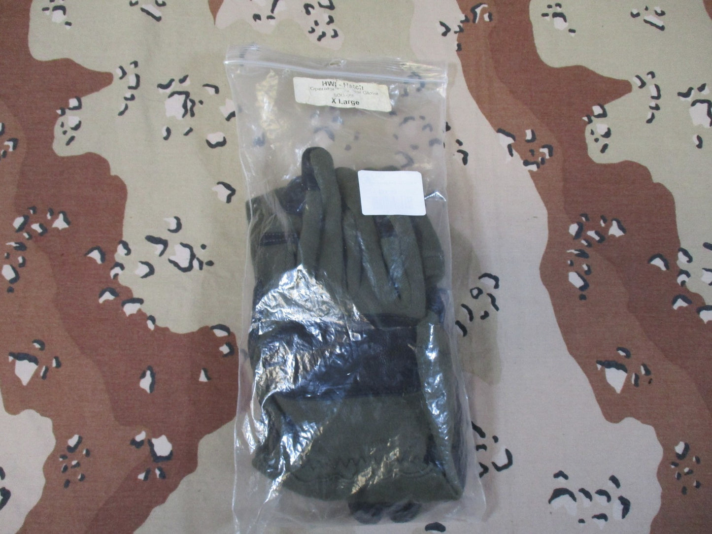 Hatch Operator Tactical Gloves SOG-650 Leather Green Size XL New