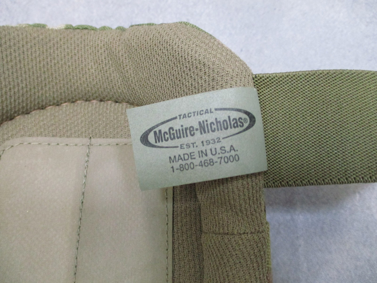McGuire-Nicholas Tactical Knee Pads Multi-Cam Pair Made in USA Used Excellent