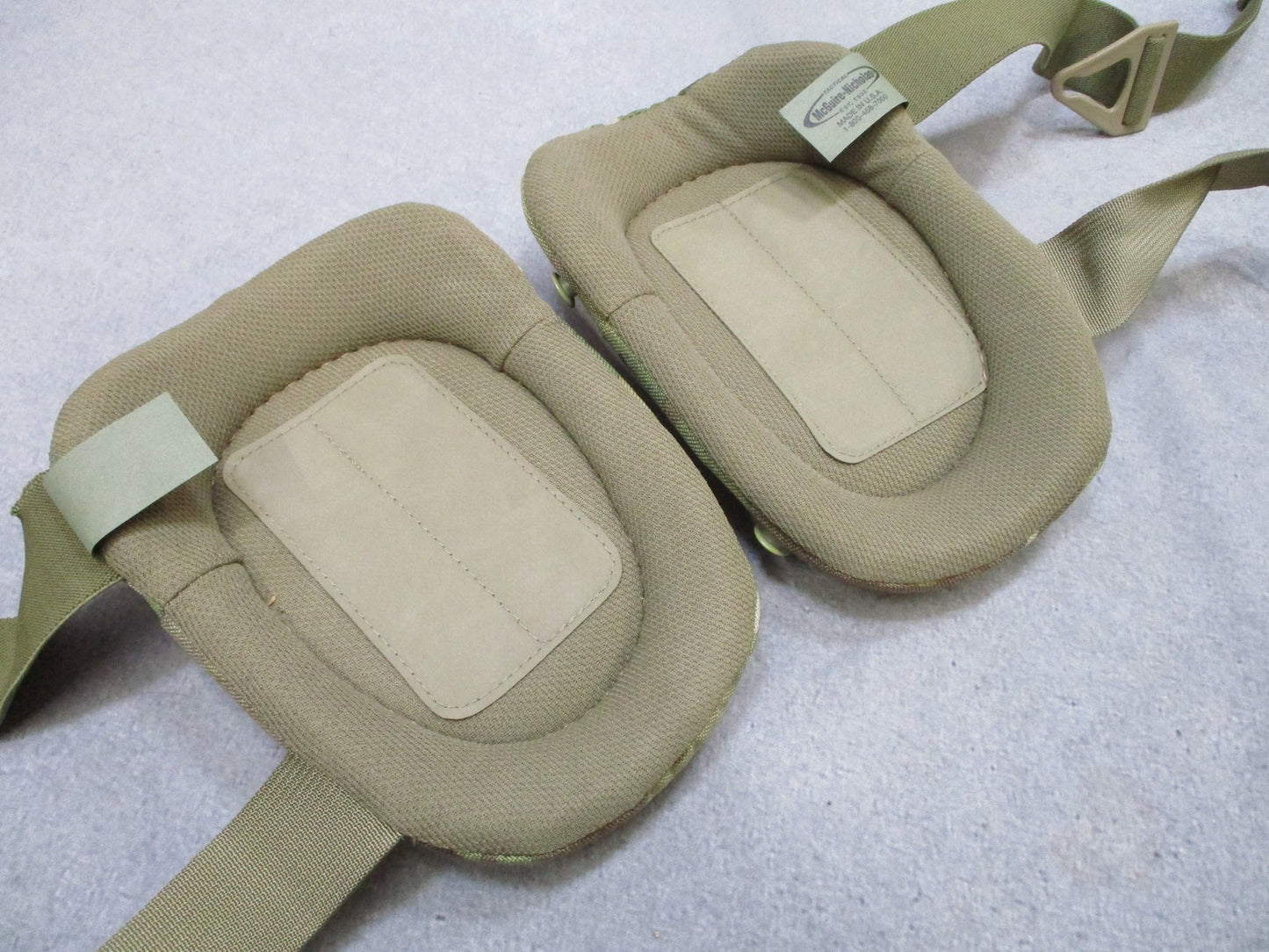 McGuire-Nicholas Tactical Knee Pads Multi-Cam Pair Made in USA Used Excellent