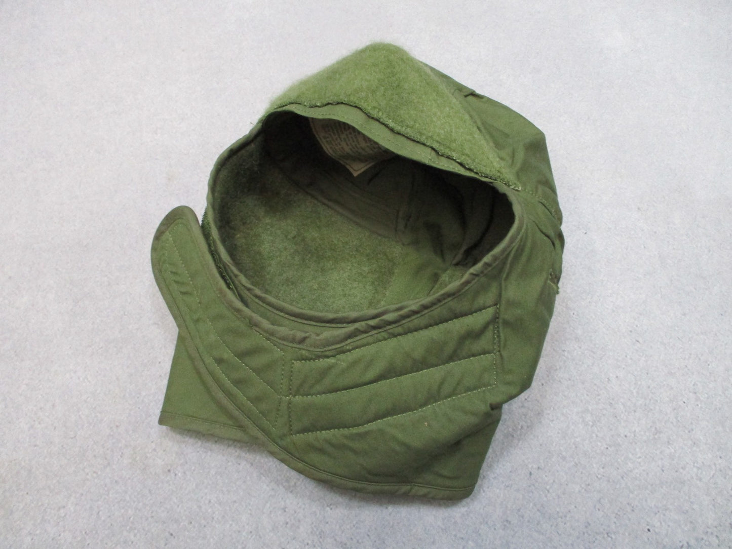 USGI Cold Weather Helmet Liner Cap 7 1/2 NOS 1974 OD Green Military Winter