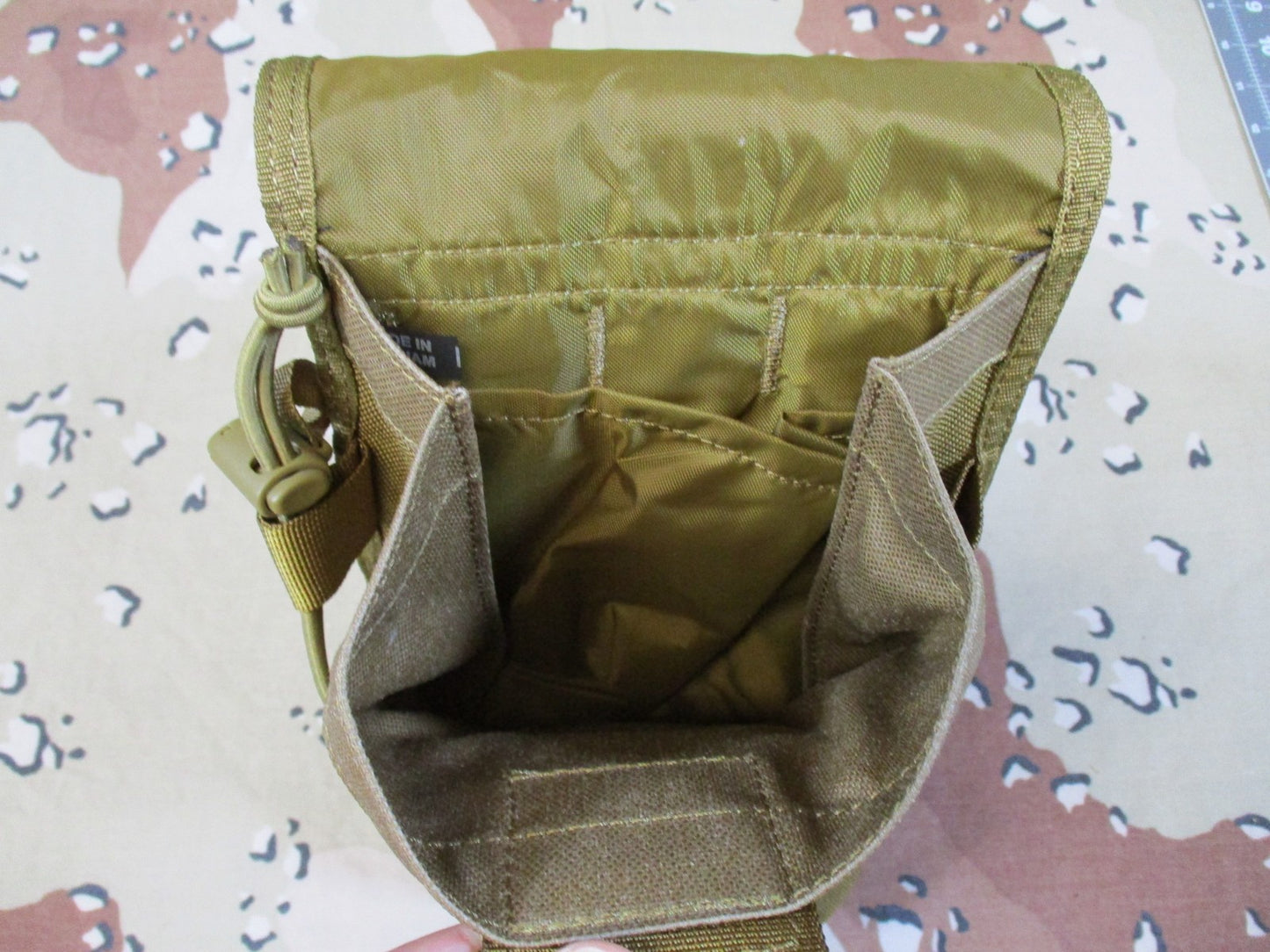 Rapdom Tactical Gear T442 MOLLE Canteen Utility Pouch Coyote Tan Cordura