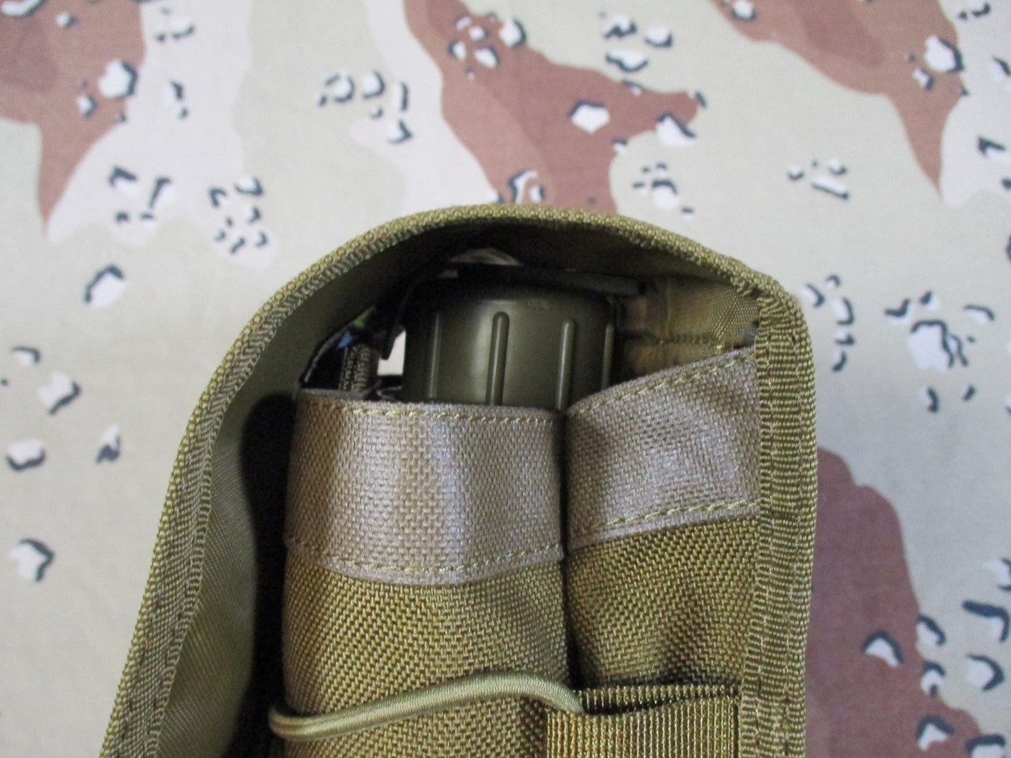 Rapdom Tactical Gear T442 MOLLE Canteen Utility Pouch Coyote Tan Cordura