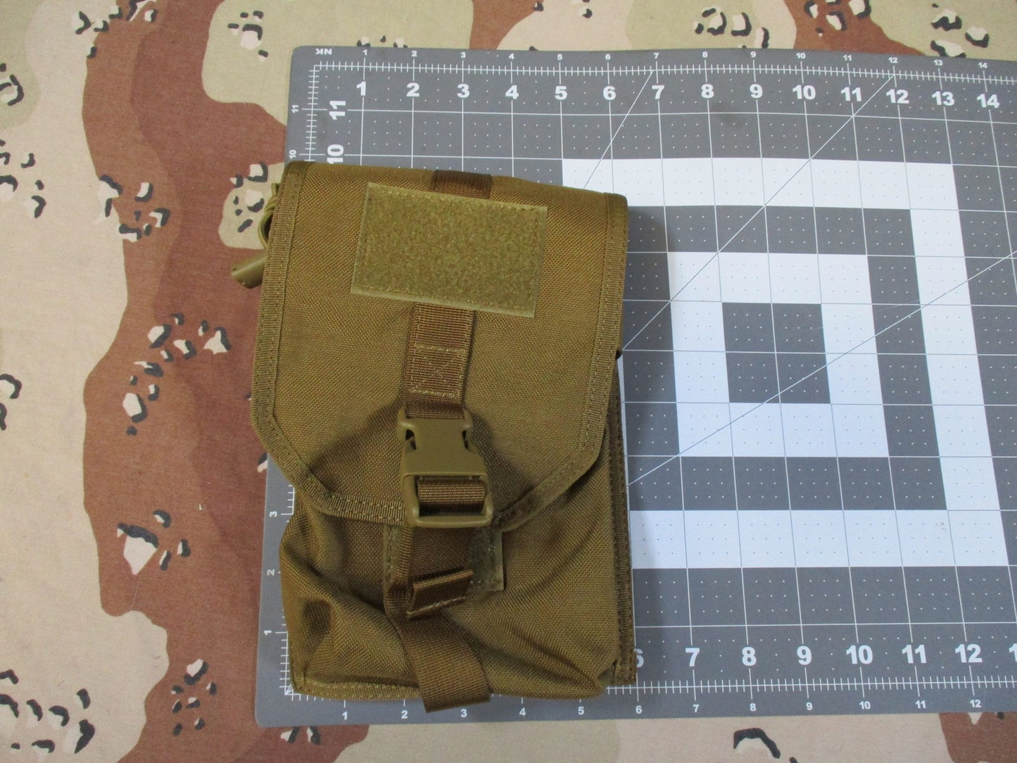 Rapdom Tactical Gear T442 MOLLE Canteen Utility Pouch Coyote Tan Cordura
