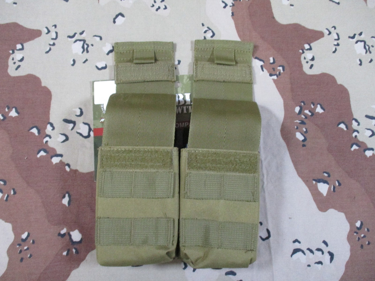 Rothco Double Magazine Pouch Coyote M.O.L.L.E. Tactical speed reload mag pouch