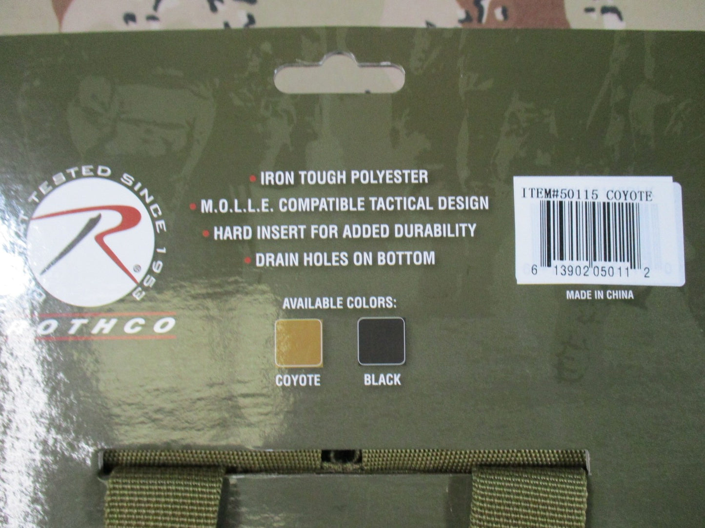 Rothco Double Magazine Pouch Coyote M.O.L.L.E. Tactical speed reload mag pouch