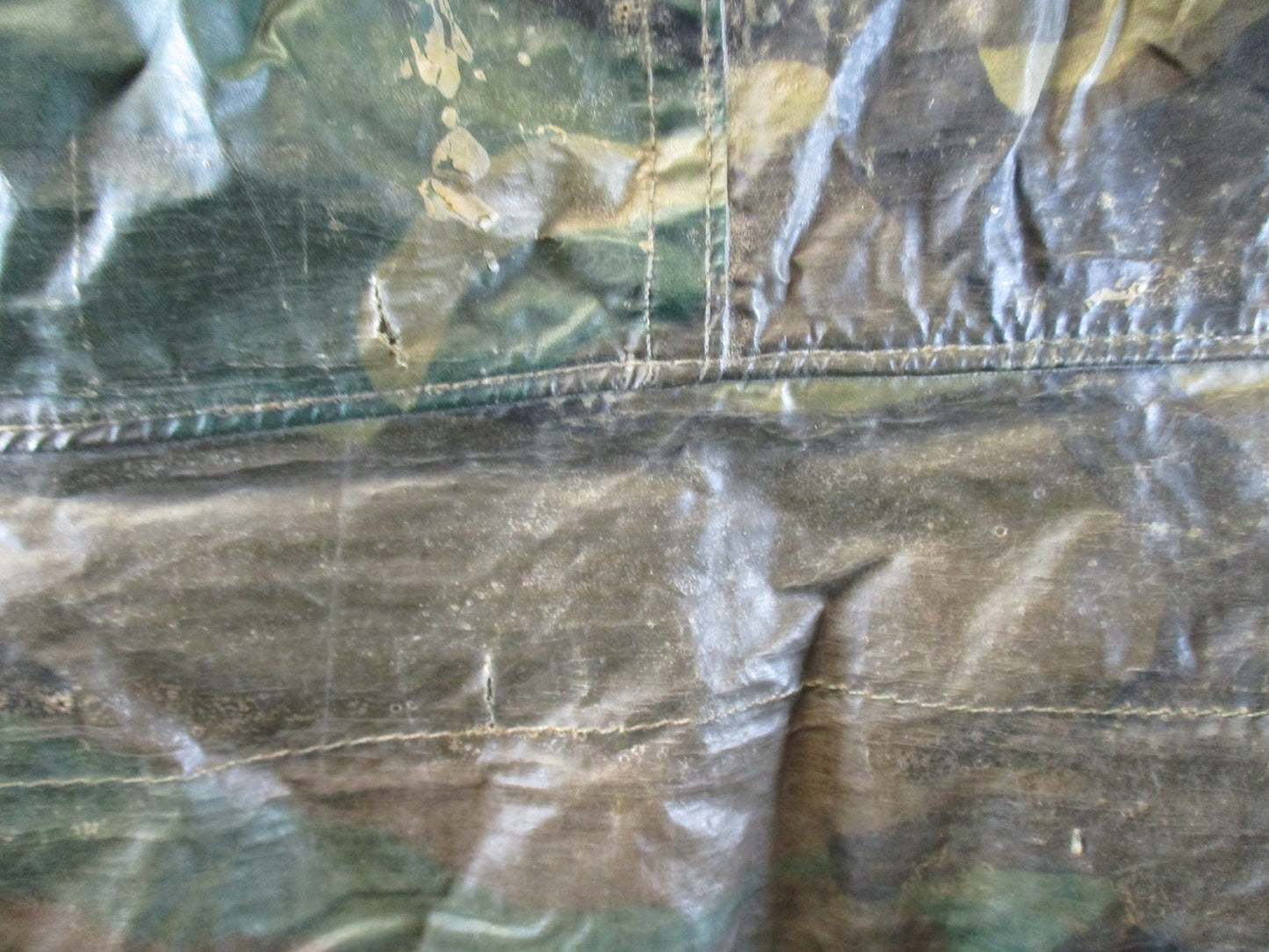 US Military Woodland Camo Ripstop Poncho Tactical Rain Gear Surplus