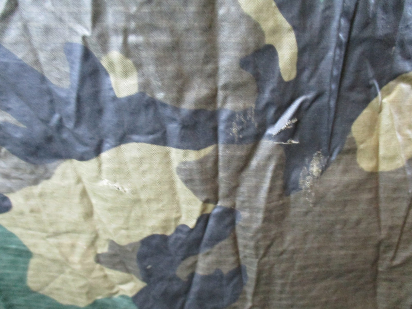 US Military Woodland Camo Ripstop Poncho Tactical Rain Gear Surplus