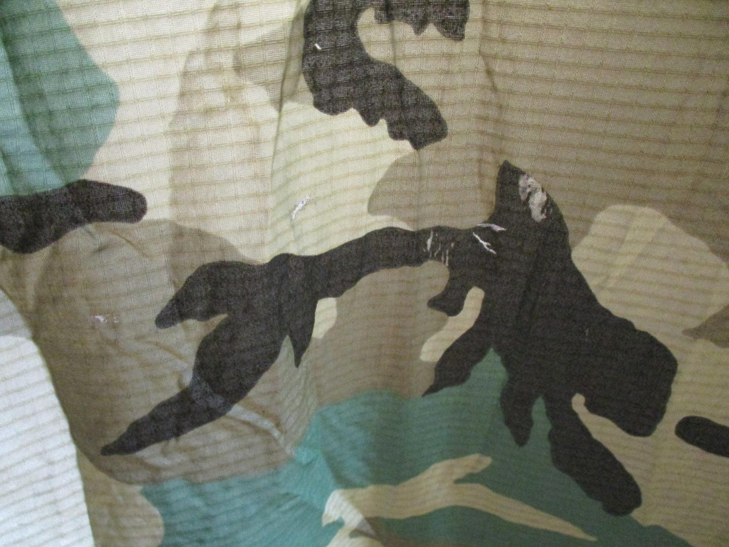 US Military Woodland Camo Ripstop Poncho Tactical Rain Gear Surplus