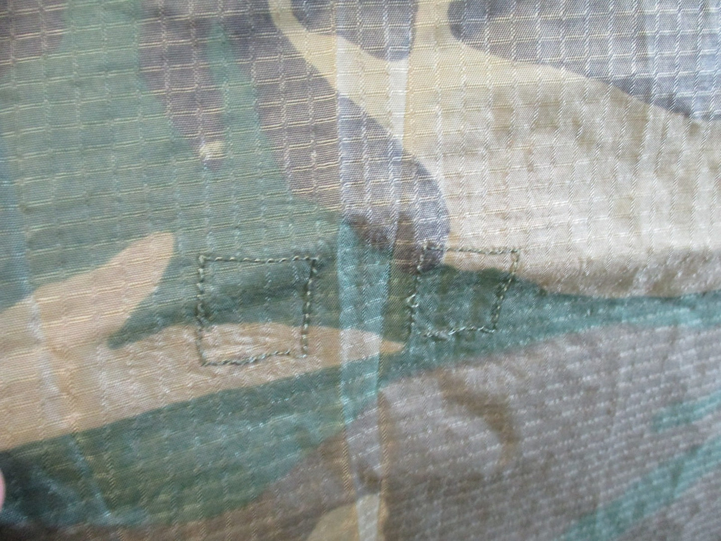 US Military Woodland Camo Ripstop Poncho Tactical Rain Gear Surplus