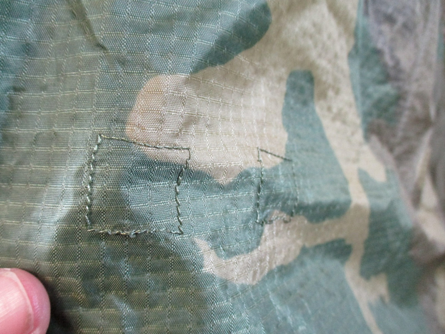US Military Woodland Camo Ripstop Poncho Tactical Rain Gear Surplus