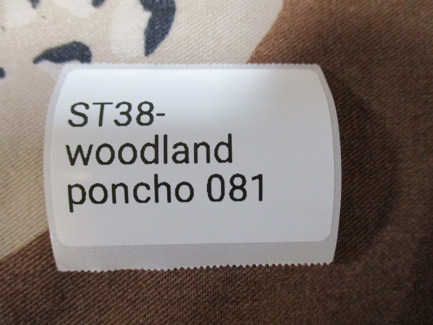 US Military Woodland Camo Ripstop Poncho Tactical Rain Gear Surplus