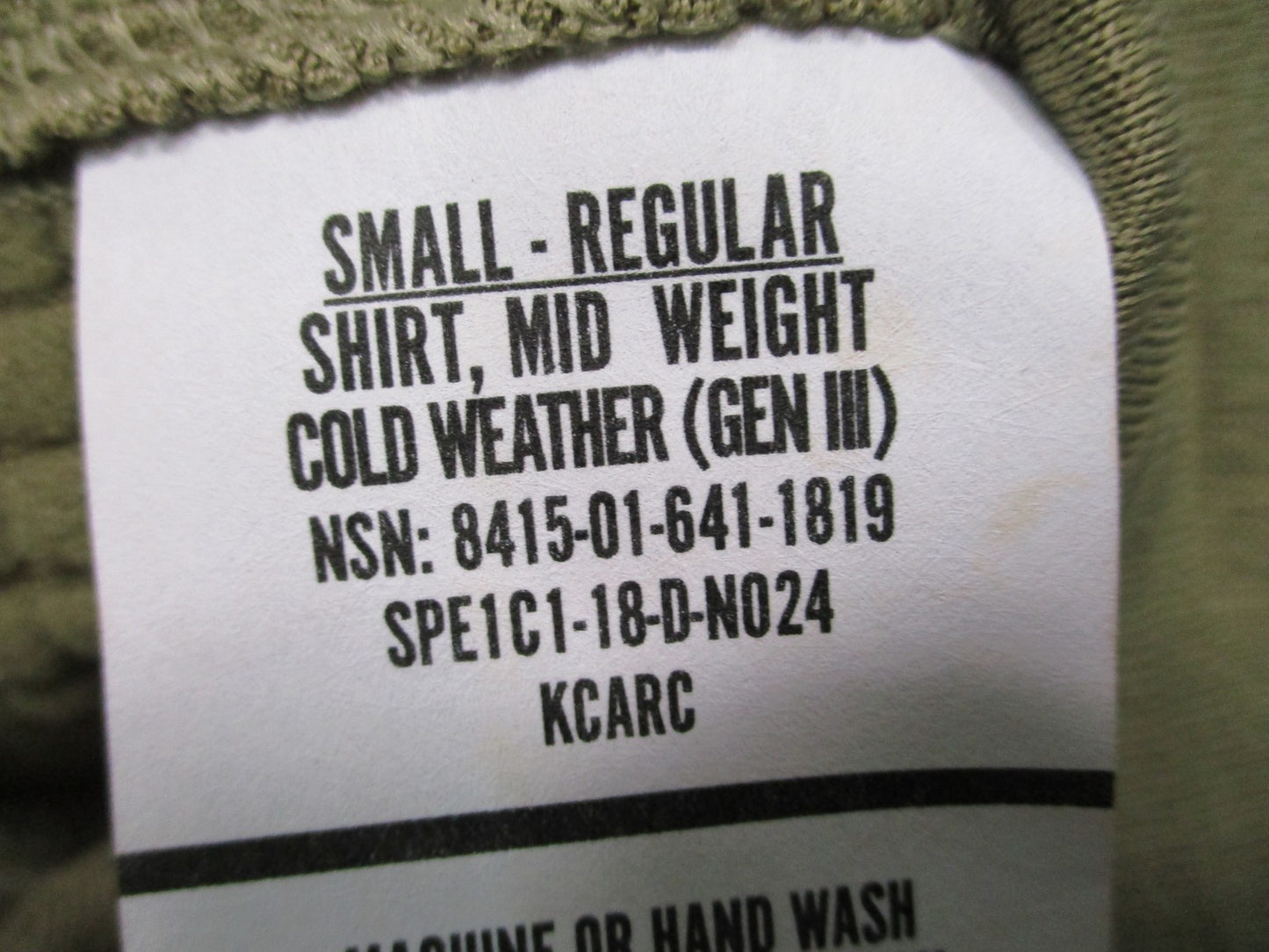 USGI Gen III ECWCS Level 2 Midweight Shirt Coyote Small Regular NWT