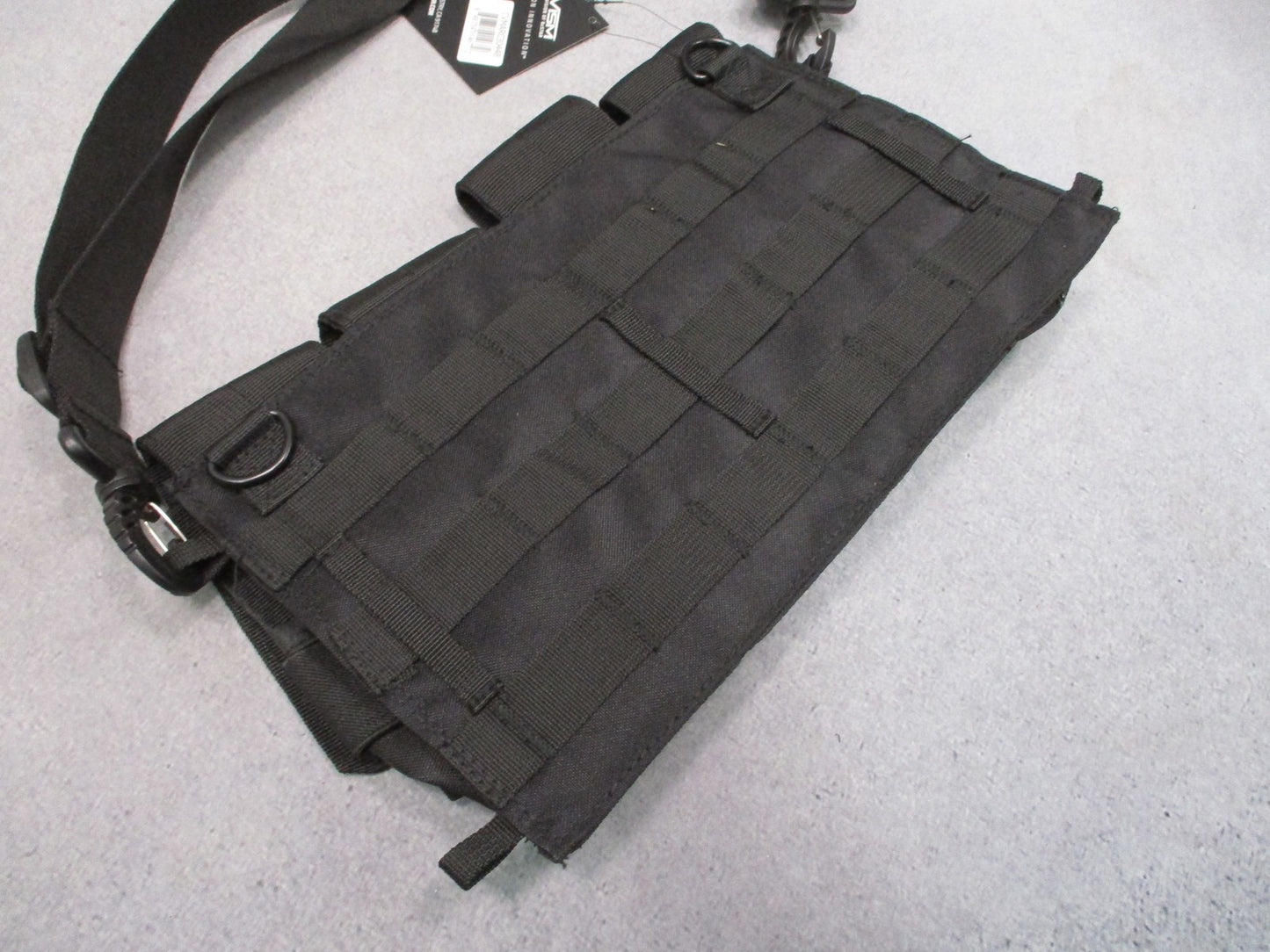 VISM Tactical Bandolier Pouch 8 (5.56) or 4 (7.62) Magazines Black Empty