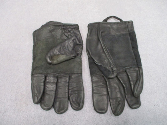 US Military Surplus Cowhide Leather Utility Glove Black Size XL Fast Rope Rappel