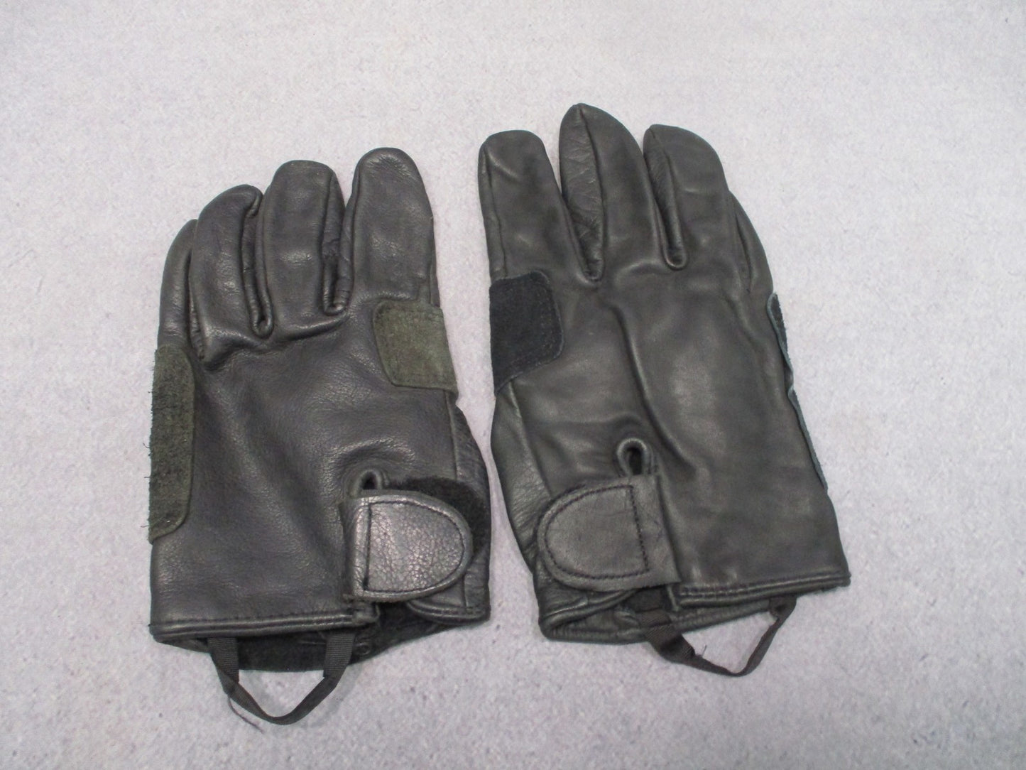 US Military Surplus Cowhide Leather Utility Glove Black Size XL Fast Rope Rappel