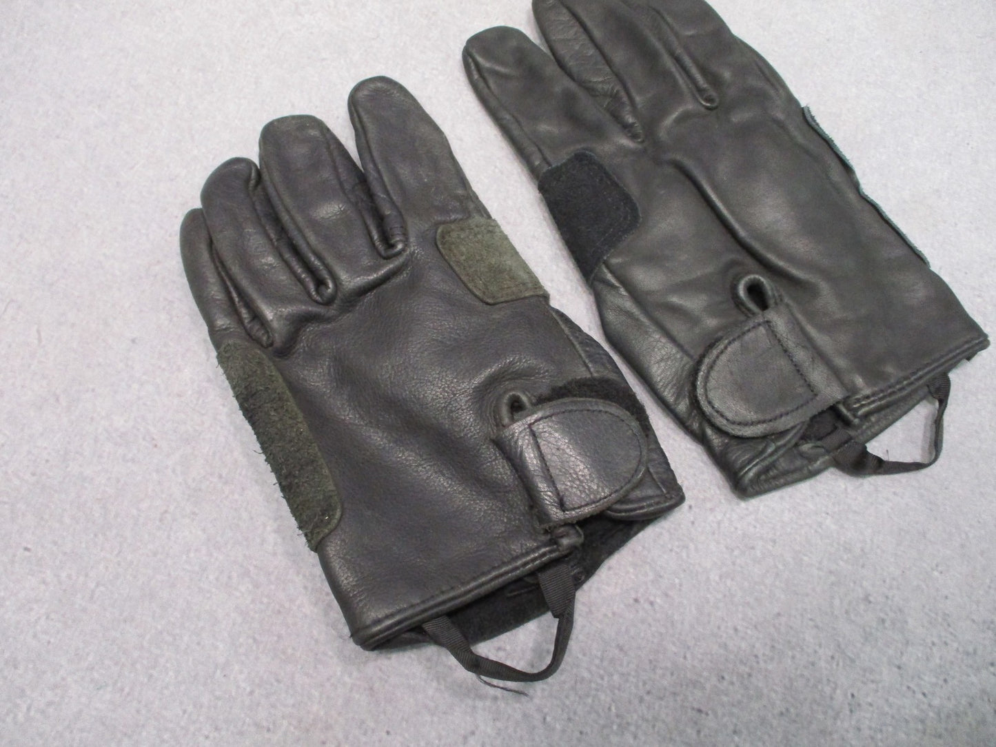 US Military Surplus Cowhide Leather Utility Glove Black Size XL Fast Rope Rappel
