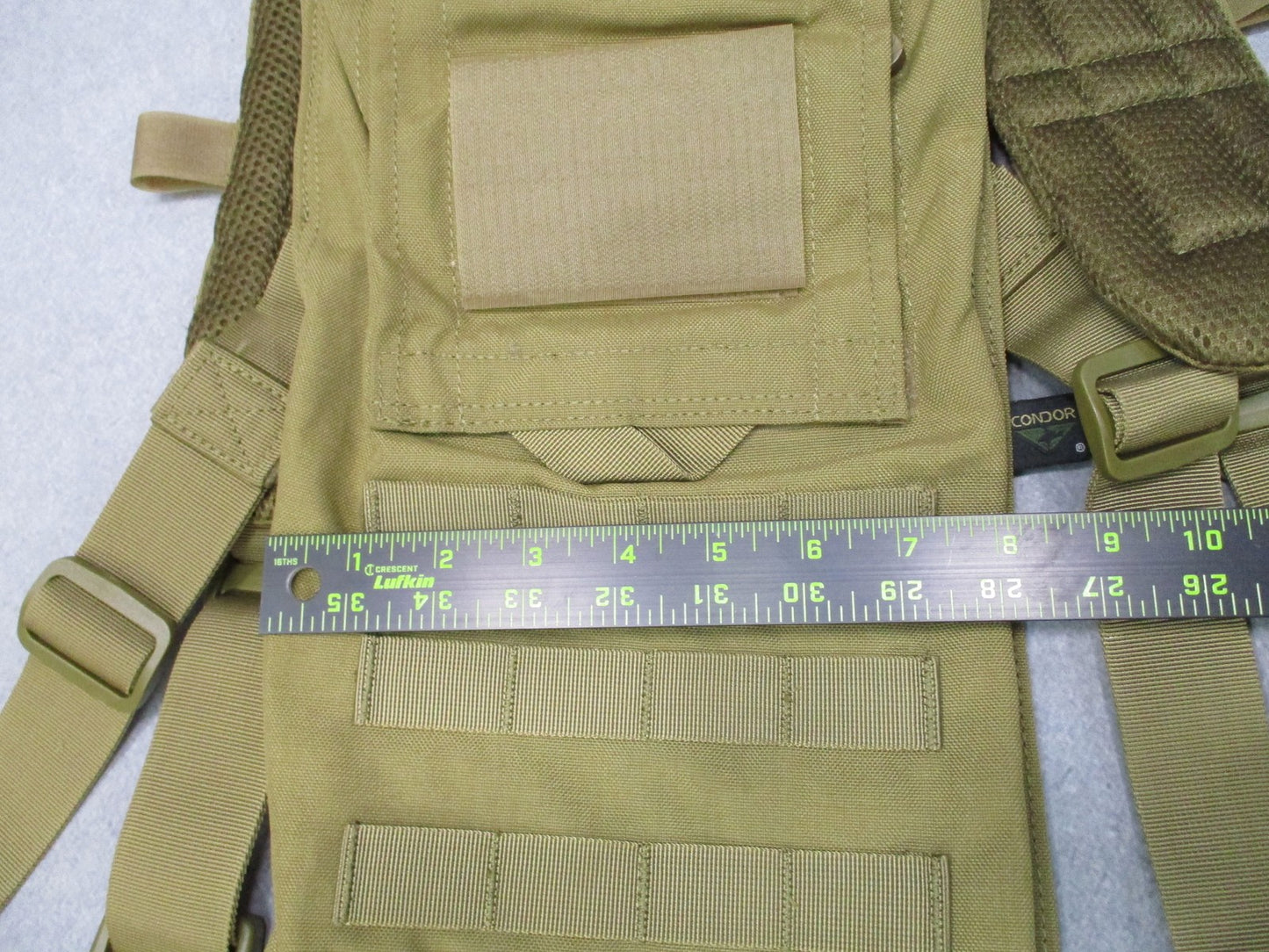 Condor 242 Hydro Harness Hydration Carrier Coyote Brown MCR Chest Rig New