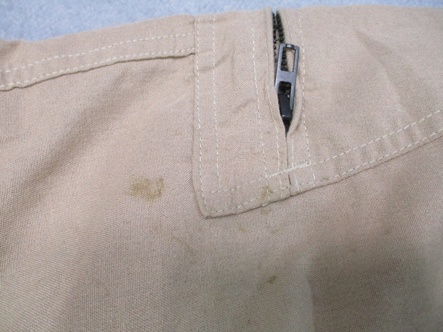 US Military CWU-27/P Flight Suit Coveralls Tan Fire Resistant Size 44L