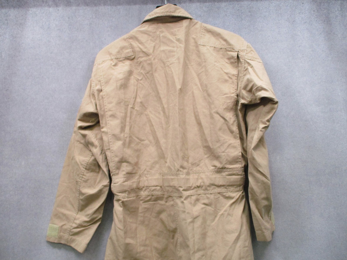 US Military CWU-27/P Flight Suit Coveralls Tan Fire Resistant Size 44L