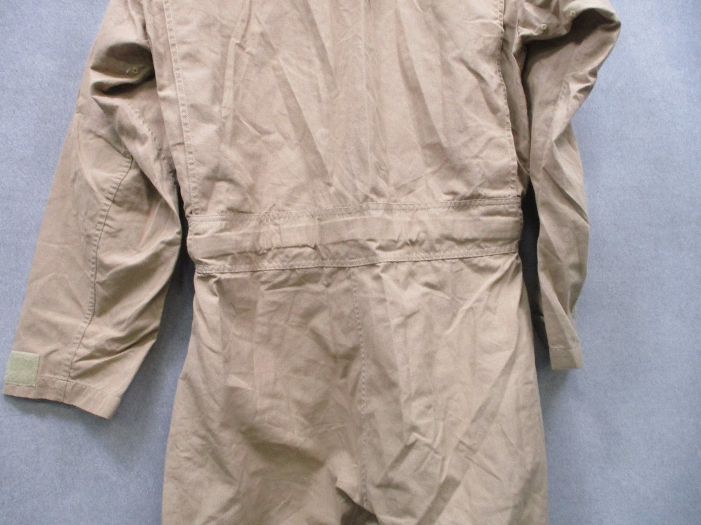 US Military CWU-27/P Flight Suit Coveralls Tan Fire Resistant Size 44L