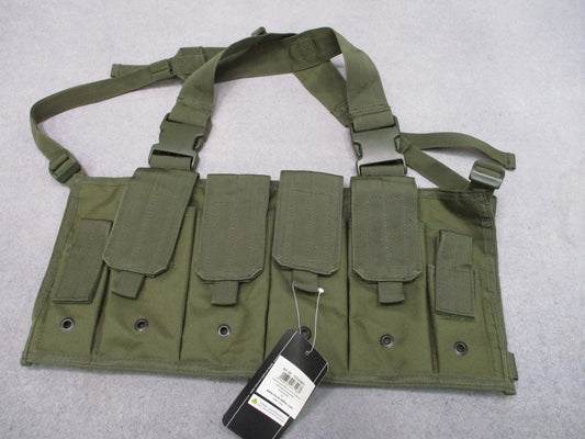 Mil-Tec Tactical Mag Carrier Chest Rig Olive Drab New With Tags
