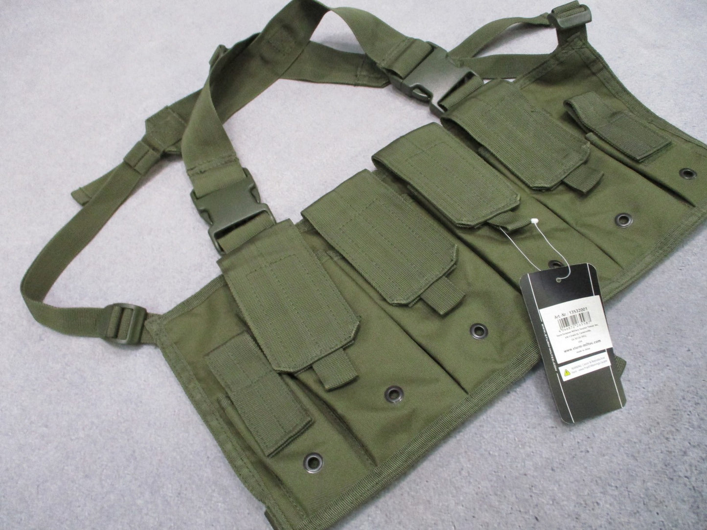 Mil-Tec Tactical Mag Carrier Chest Rig Olive Drab New With Tags