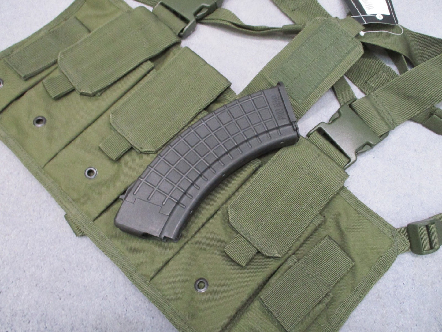 Mil-Tec Tactical Mag Carrier Chest Rig Olive Drab New With Tags