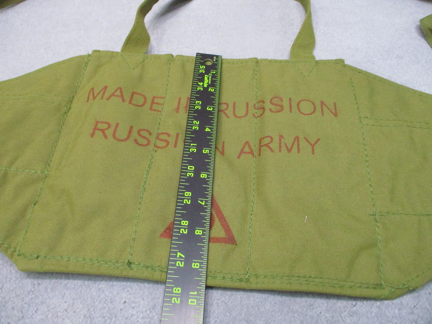 Type 56 Chicom Chest Rig Olive Green Canvas Russion Army Reproduction