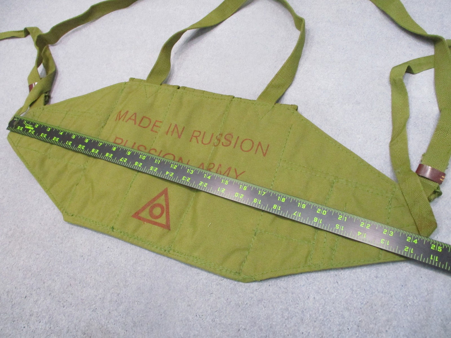 Type 56 Chicom Chest Rig Olive Green Canvas Russion Army Reproduction