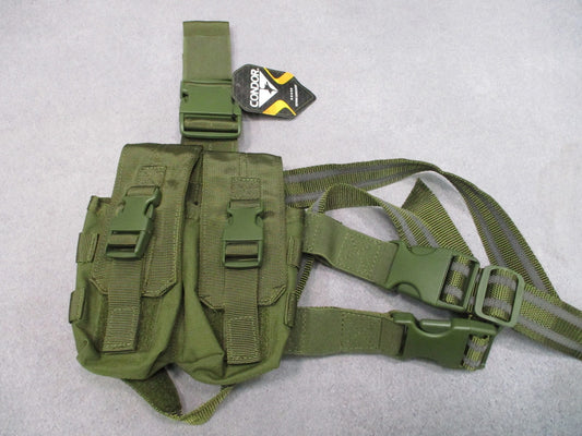 New Condor Drop Leg Magazine Pouch Tactical OD Green MA65-001