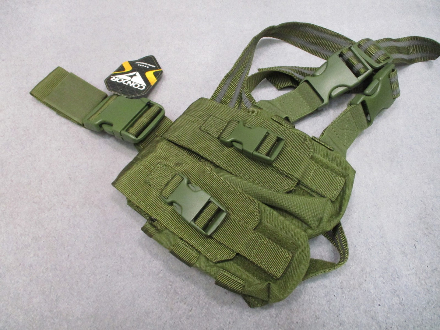 New Condor Drop Leg Magazine Pouch Tactical OD Green MA65-001