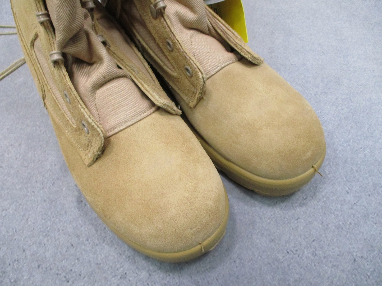 New Belleville 340DES Hot Weather Combat Boots Tan Suede Nylon US Made Size 7.5R