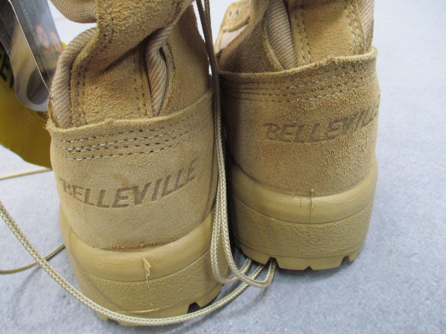 New Belleville 340DES Hot Weather Combat Boots Tan Suede Nylon US Made Size 7.5R
