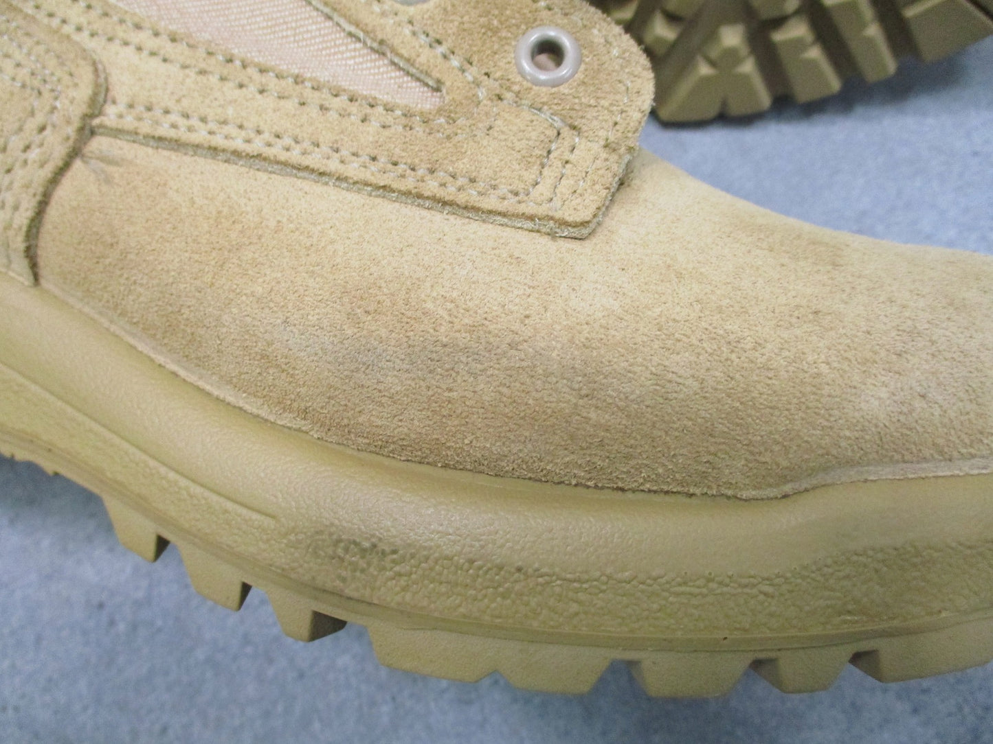 New Belleville 340DES Hot Weather Combat Boots Tan Suede Nylon US Made Size 7.5R