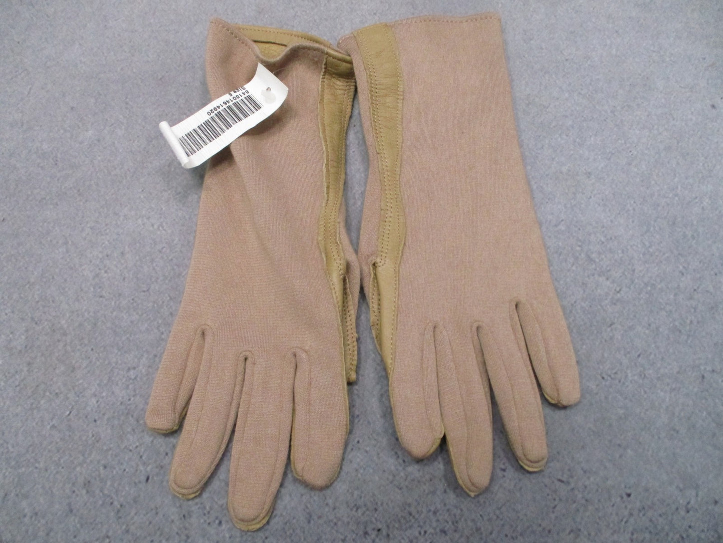 US Military Nomex Flight Gloves Type GS/FRP-2 Tan Size 5 New Surplus
