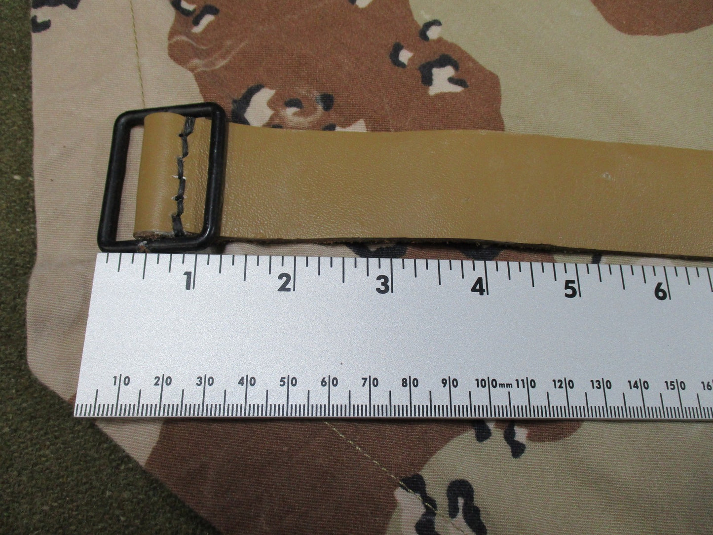 2x Vintage Military Surplus Leather Straps Tactical Gear Adjustable Buckle