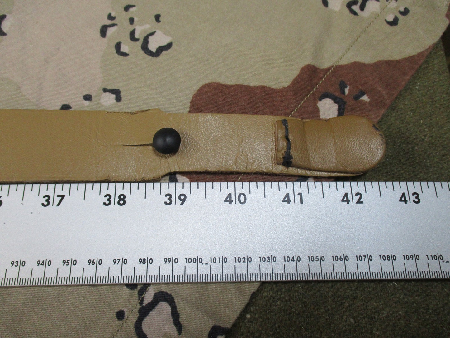 2x Vintage Military Surplus Leather Straps Tactical Gear Adjustable Buckle