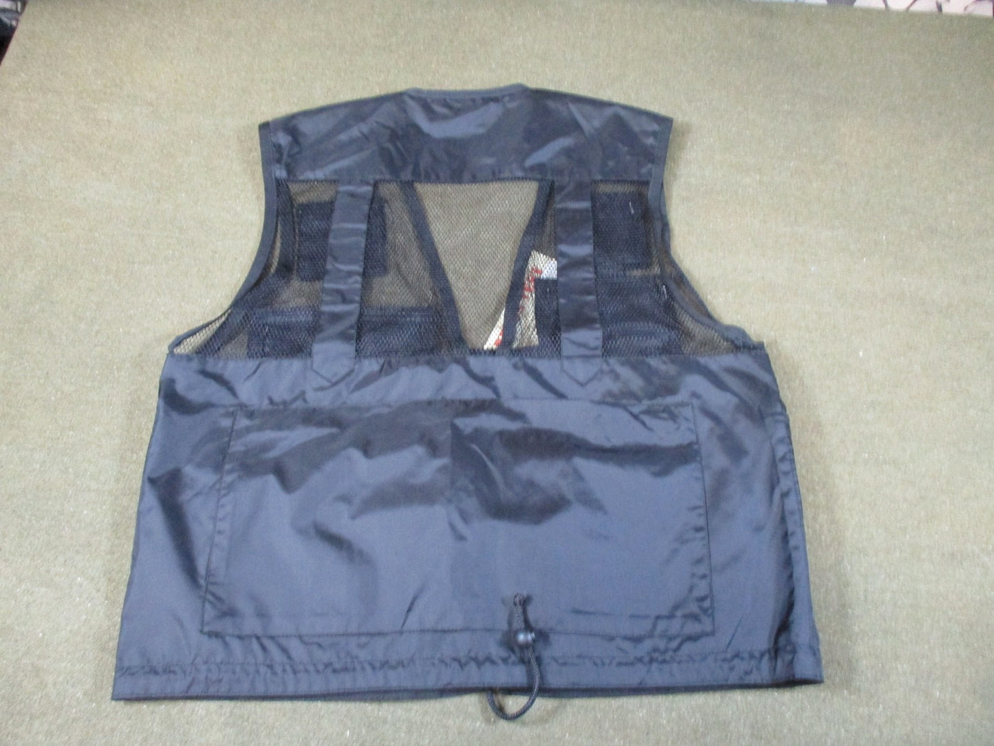 New Recon Tactical Utility Vest Black Size M Multi-Pocket Mesh Fishing Hunting