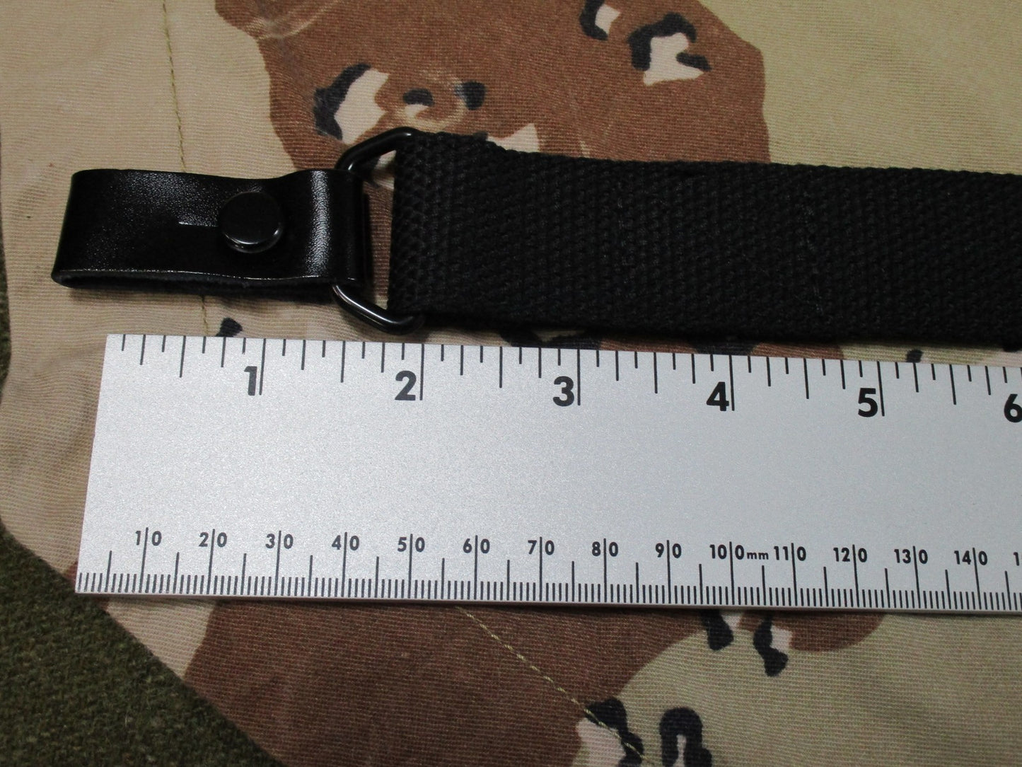 2x Adjustable Tactical Webbing Straps Black Military Surplus Utility Gear