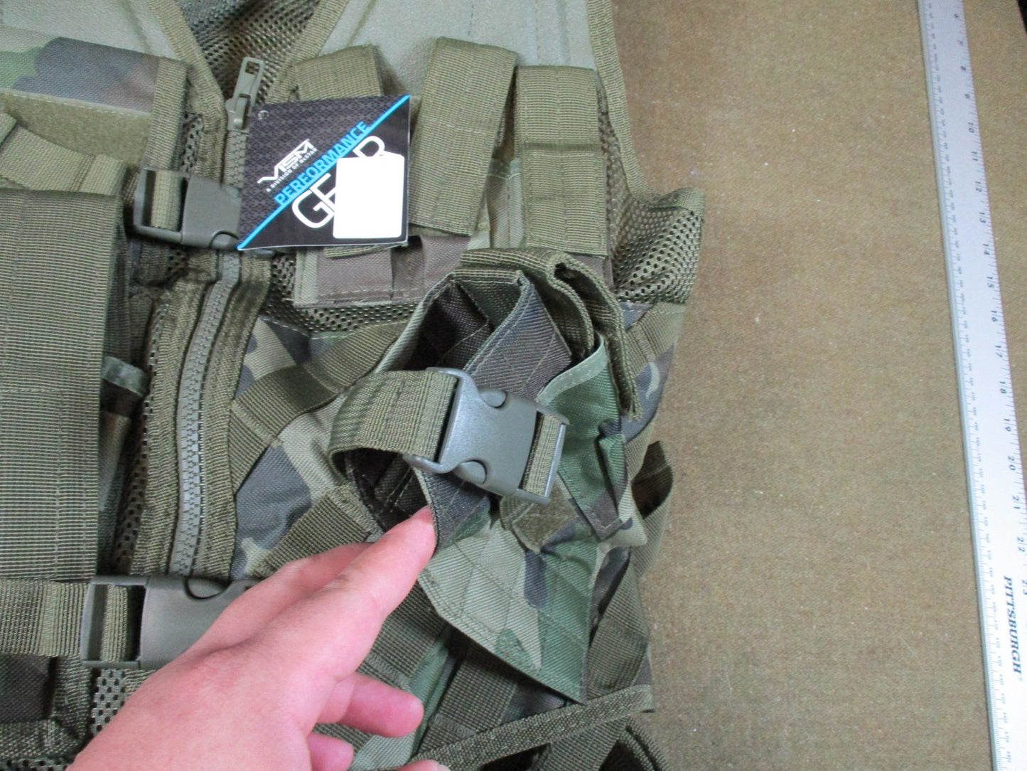 NCstar Vism crossdraw vest woodland camo tactical load bearing vest 80s swat