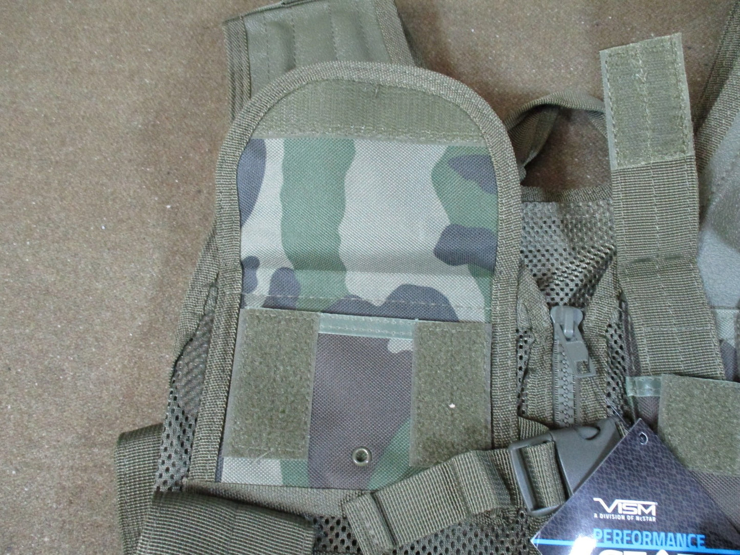 NCstar Vism crossdraw vest woodland camo tactical load bearing vest 80s swat