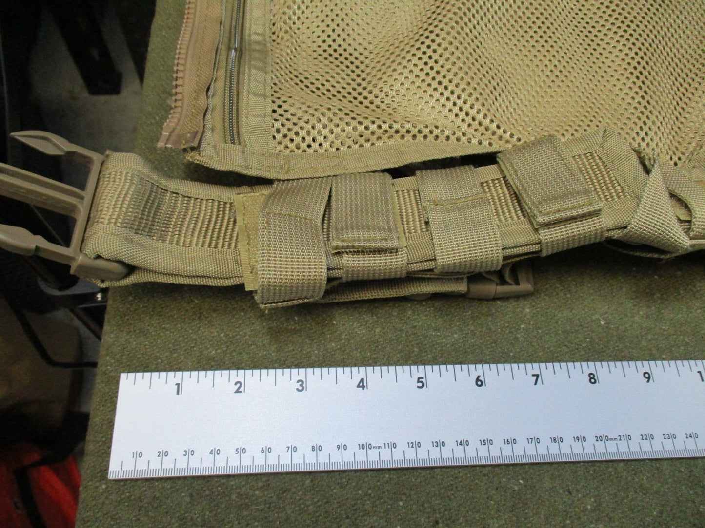 VISM by NC Star Tactical Vest Shooters Gear Tan MOLLE Adjustable Mesh