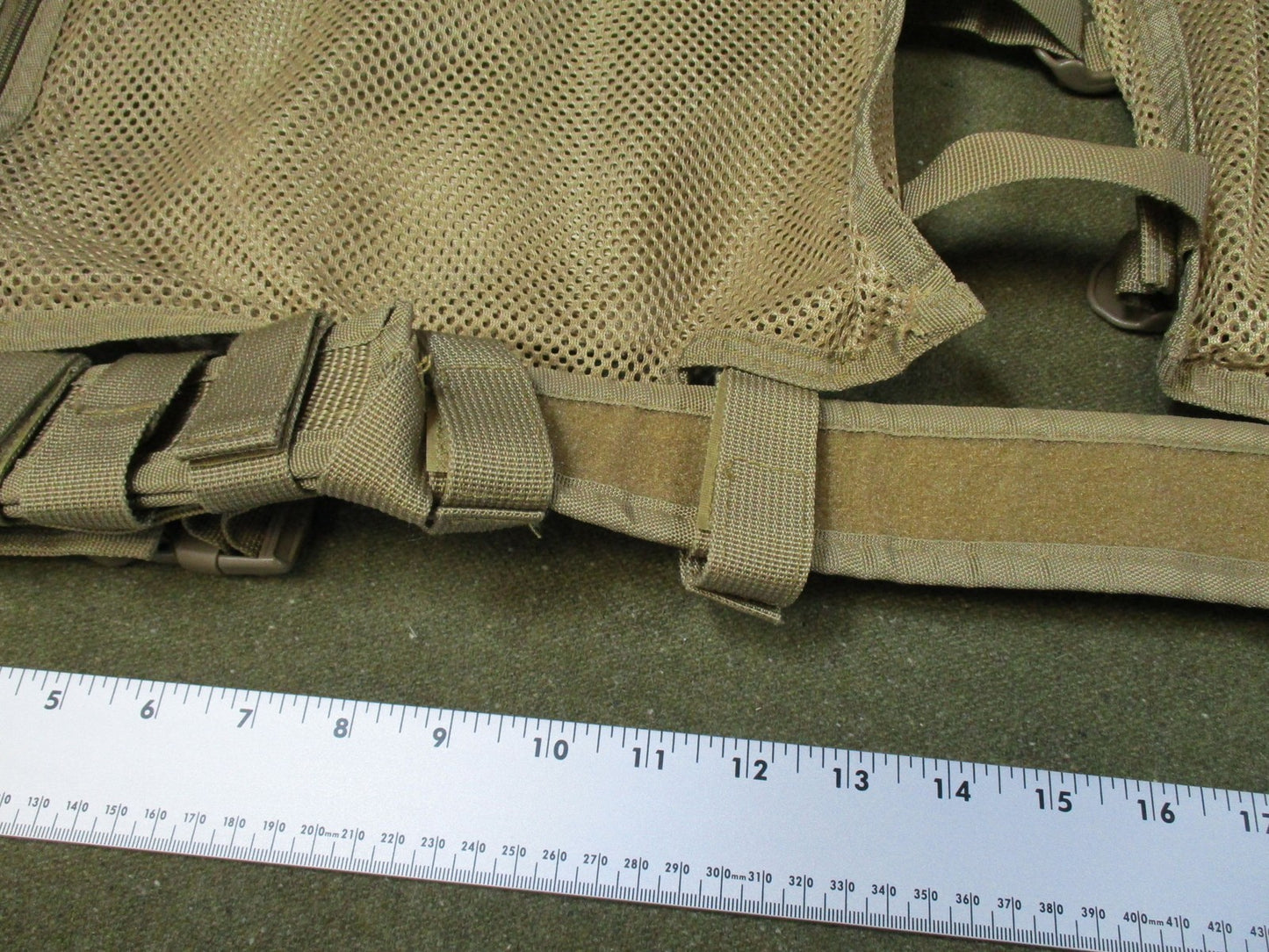 VISM by NC Star Tactical Vest Shooters Gear Tan MOLLE Adjustable Mesh