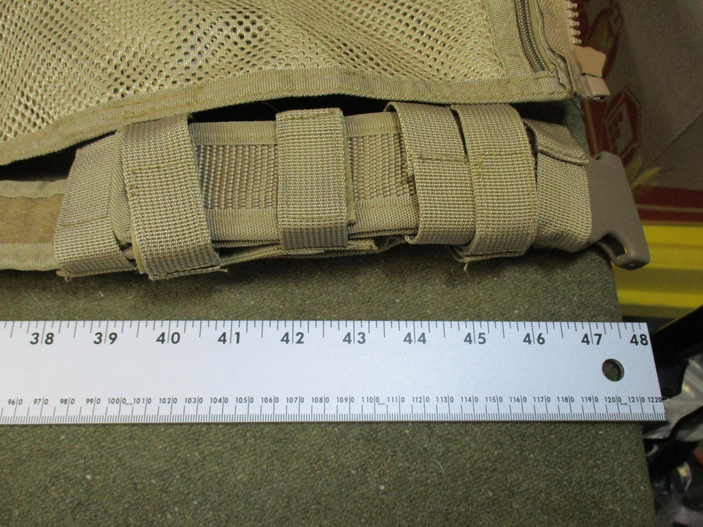 VISM by NC Star Tactical Vest Shooters Gear Tan MOLLE Adjustable Mesh