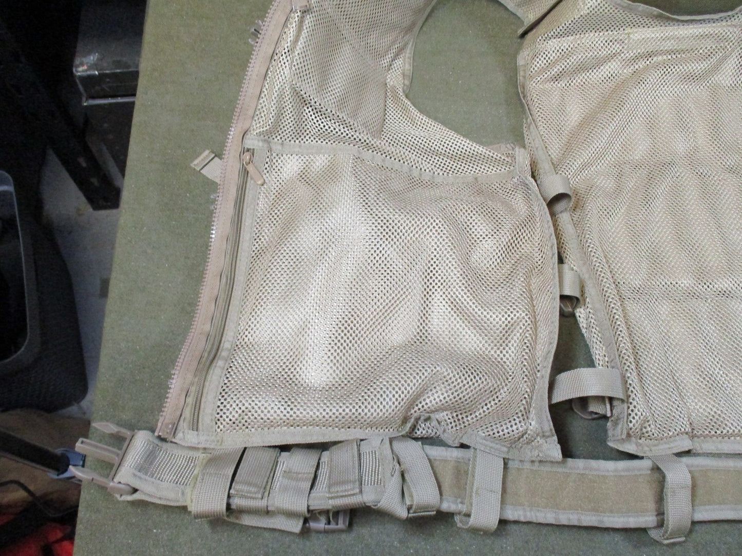 VISM by NC Star Tactical Vest Shooters Gear Tan MOLLE Adjustable Mesh
