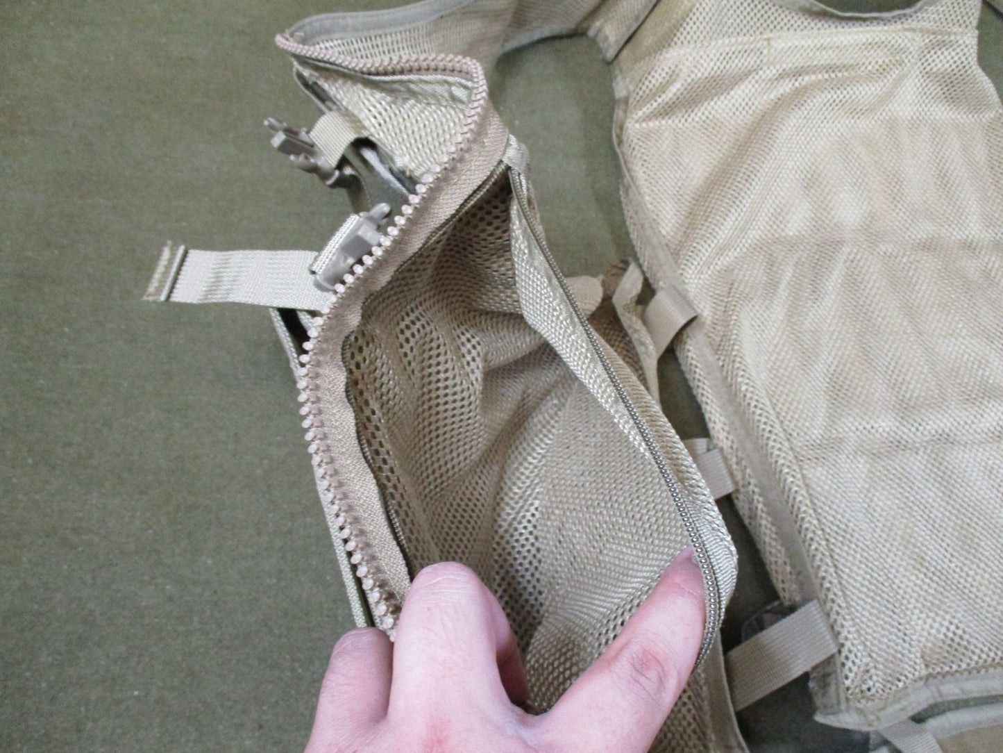 VISM by NC Star Tactical Vest Shooters Gear Tan MOLLE Adjustable Mesh