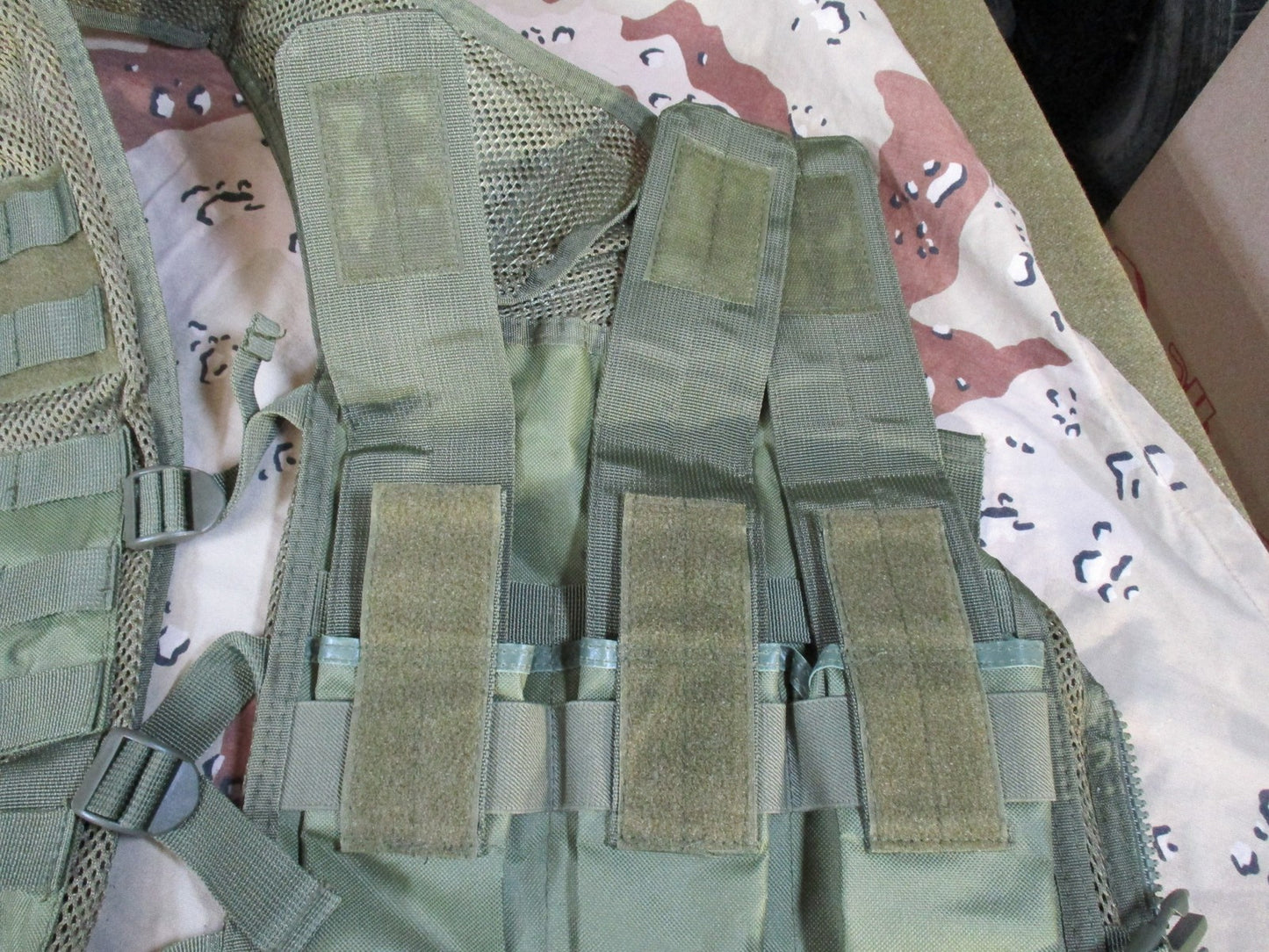 VISM NCStar Tactical Shooters Gear Vest OD Green 90s navy seal loadout swat