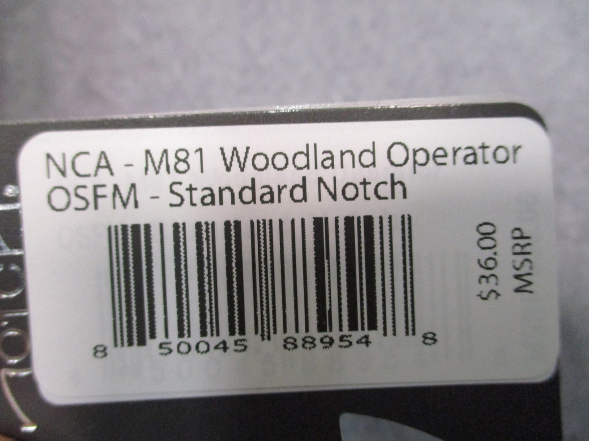 New Notch Gear M81 Woodland Operator Tactical Hat Cap With Notch For Glasses