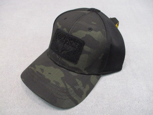 New Condor Flex Tactical Cap Multicam Black L/XL Hook & Loop Patch Hat 161080