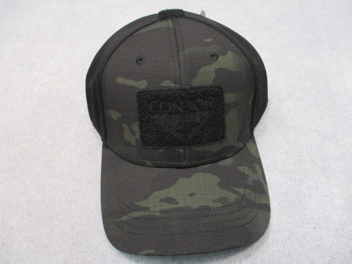 New Condor Flex Tactical Cap Multicam Black L/XL Hook & Loop Patch Hat 161080